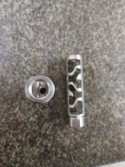 Lot Of 2 Aluminum 5/8-24 Thread Decorative Muzzle End Custom Piece