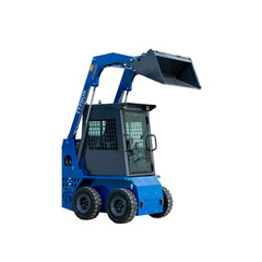 TYPHON STOMP 509 Wheeled Skid Steer Loader 25hp Kubota EPA Engine w 4 Attachment