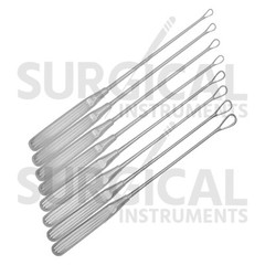 8 Pcs Thomas Uterine Curettes Set 11″ OB/Gynecology Instruments German Grade