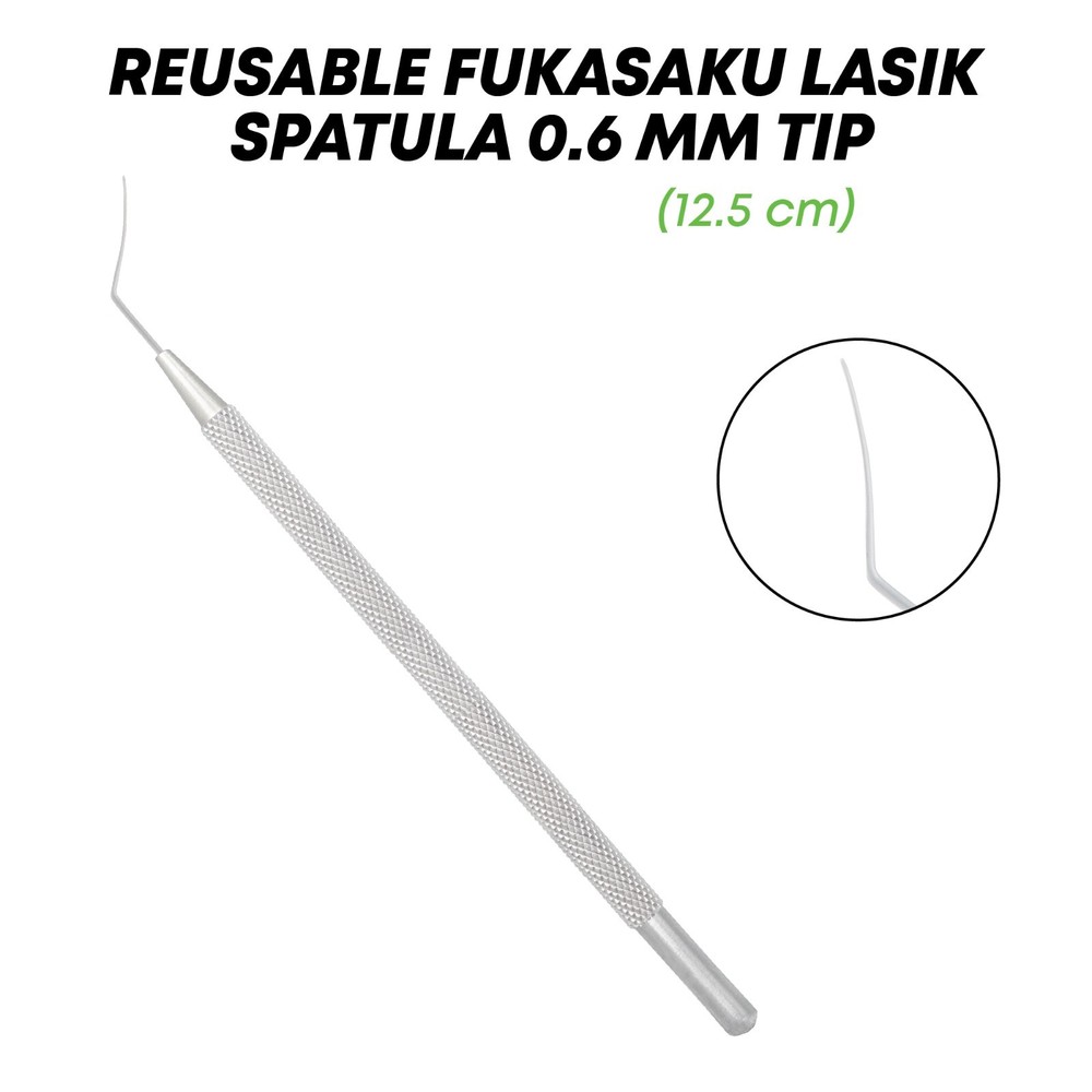 Fukasaku LASIK Spatula Tip 0.6mm Stainless Steel Ophthalmic Instruments German