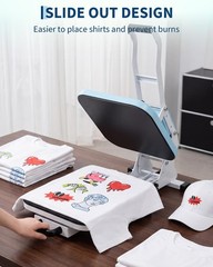 15″X15″ Digital Heat Press Machine T-Shirt Sublimation Printer Transfer Pressing