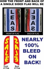 Car Audio Sale Feather Banner Swooper Flag, Replacement Flag Only