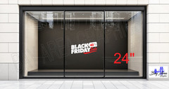 % OFF Black Friday Sale Sign Vinyl Decal – Storefront Window Graphic