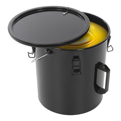 6 Gallon Grease Disposal Bucket, Large Capacity Oil Disposal Transport Container