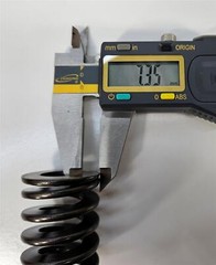 Heavy Duty Industrial Compression Spring 1.5″ Long 1.25″ OD 496 lb wire d 2.92mm
