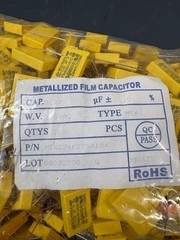200x 0.22uF 275VAC X2 Film Capacitor MKP Safety EMI Suppression Radial Lot