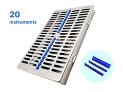 20 Instruments Cassette Rack for Autoclave ARTMAN