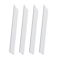 6061 Aluminum Flat Bar, 1/8″ x 1″ x 12″ Rectangle Aluminum Bar Stock, T6511 S…