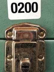 VTG Metal File Box No Key Excelsior USA 12×5.5×10 Industrial Green Steel Chest