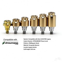 Dental fit Zest Locator Abutment Removable for STRAUMANN Tissue Level RN Implant