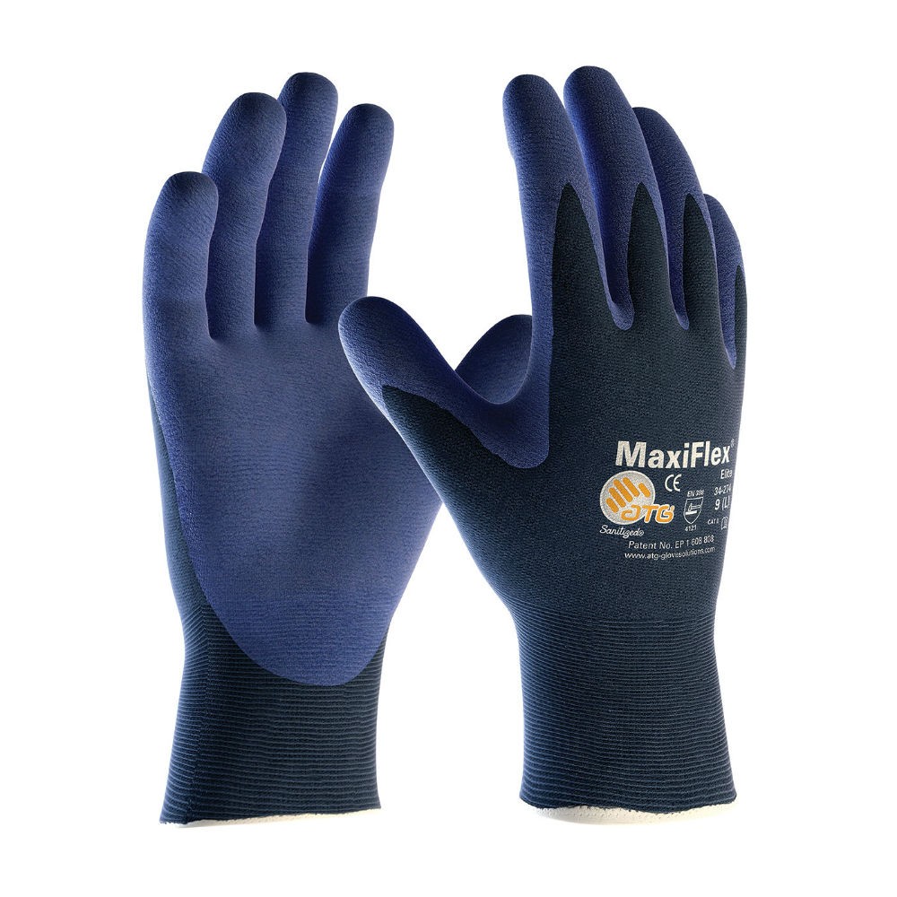 PIP 34-274/XL G-Tek MaxiFlex Elite Ultra Light Nitrile Gloves XL