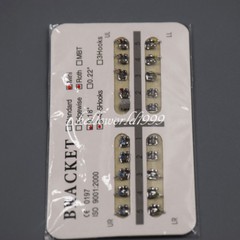 Dental Mini Roth .018 Slot 3-4-5 Hooks Orthodontic Metal Brackets Braces 50 Sets