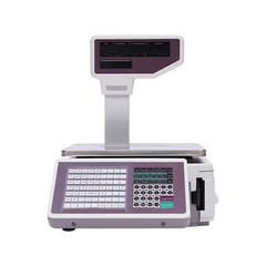 LCD Display Electronic Price Computing Scale w/ Thermal Label Printer 0.44-66lbs