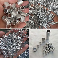 ID 8/10/12mm Aluminium Alloy Bushing Round Unthreaded Standoff Spacers Washer