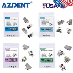 AZDENT Dental Orthodontic 1st Molar Buccal Tubes Bondable Non-Conv Roth /MBT.022