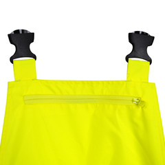 Hi Vis Rain Overall Pants Work Waterproof Reflective Visibility Safety ANSI