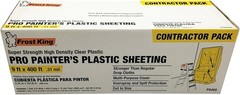 P9400 High Density Painter’S Plastic Sheeting, 9′ X 400′ X .31 Mil, Clear, Di…
