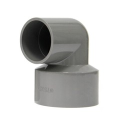 PVC Reducing 90° Elbow Pipe Fitting Joint Water Pipe Socket Coupling 20mm~110mm