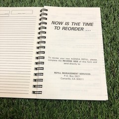 Vintage 1995-97 Michael Stevens 12 Months Spiral Mini Planner 6”x4”clean