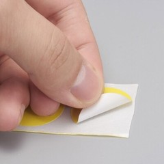 Yellow Blank Sticker Labels 500 each per roll Great for Orders Crafts Fun