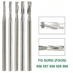 Cross Cut Lindemann Tungsten Carbide FG Dental Bur 25mm, Bone Surgery Burs
