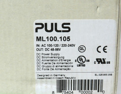 PULS ML100.105 MiniLine DIN-Rail Mount Single Phase Power Supply, 100W [CTCNC]