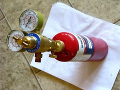 Jewelers Little Torch Canister Valves Fit CGA200 & 540 Propane & O2 Regulators