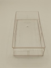 Akro-Mils 20-501 Hard Plastic Clear Replacement Storage Drawers, Lot Of 2