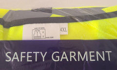 OPLERAI Safety Vest Unisex SIZE 4XL Sleeveless Yellow Multi-Function Pockets NEW
