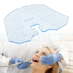 2Sets Dental Guide Template Plate Denture False Teeth Arrangement Articulator