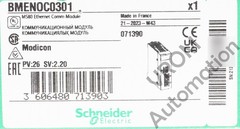 Surplus Schneider Electric BMENOC0301 Modicon Ethernet COMM Module RJ45 10/100 M