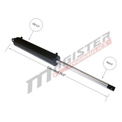 Hydraulic Cylinder Welded Double Acting 5″ Bore 30″ For Log Splitter 5×30 NEW
