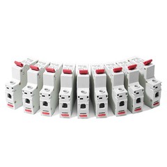 AC/DC MCB Mini Circuit Breaker 1/2/3P Type C 6 10 16 25 32 40 63 80 100 125Amp