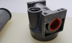 Parts Only Parker Hydraulic Filter 4VA83 + New Filter Element Included 932612Q