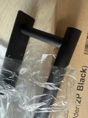 theaoo Paper Towel Holder – Under Cabinet Paper Towel Holder MATTE BLACK