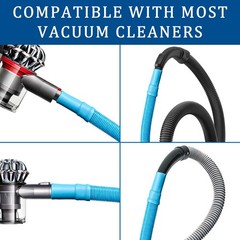 Dryer Vent Cleaner Kit – Compatible Universal Vacuum 0.5 inches, Blue