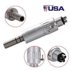 NSK Style Dental Slow Low Speed Handpiece Air Motor E-type 4 Holes Micromotor M4