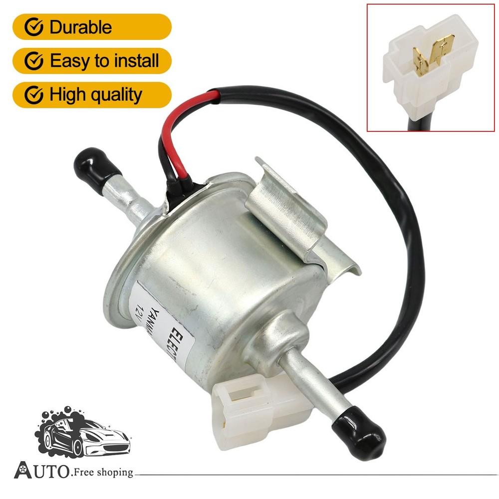 For Kubota ZD1011 ZD1021 ZD18 ZD18F ZD21 ZD21F ZD221 12V Fuel Pump 1G639-52034