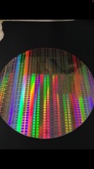 silicon wafer 12” 300mm copper pattern reclaim. Art, CPU, electronics, gifts