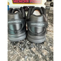 Skechers Work Nampa Relaxed Fit Slip Resistant Memory Foam Shoes BLK Mens 8.5