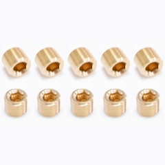 10/20PC Brass 1/8″ 1/4″ 3/8″ 1/2″ NPT Brass Internal Hex Thread Socket Pipe Plug