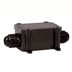 3x Outdoor IP68 Waterproof Junction Box 2-Way 6-11mm Wire Range Cable Connector
