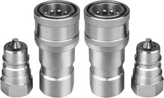 Precision Engineered 1/4″ NPT Hydraulic Quick Connect Couplers for Professionals