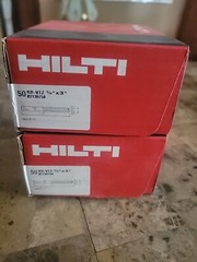 2 Boxes of 50 HILTI KB-VTZ Kwik Bolt Expansion Anchor 2139758 3/8″X 3″ 100 total
