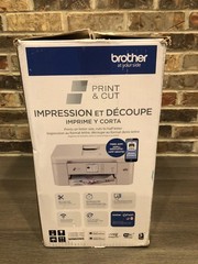 New open box Brother MFCJ1800DW Print and Cut All-in-One Inkjet Printer no ink