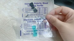New Butterfly Needle, 21G 22G 23G 25G with Luer Adapter Individually Wrapped