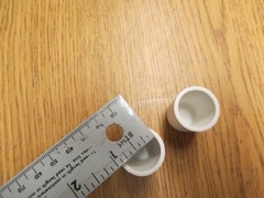 2 Leco Ceramic Crucibles 529-026 FOR FP 428 AND CHN-60 LECO 529-026/529-055