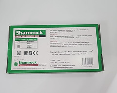Shamrock Synthetic Vinyl Examination Gloves Powder Free X-Large 1 Box 100ct