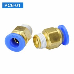 1/4″ OD Tube X 1/8″ NPT Pneumatic Fitting Push To Connect Air Fittings 10PCS