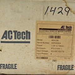 Lenze AC Tech M3410B AC Drive 1HP (0.75KW) 400/480V 3PH